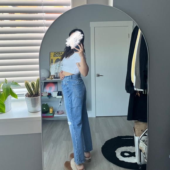 Ripped knee high waisted jeans - Picture 2 of 5